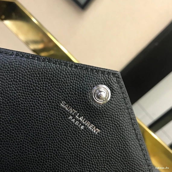 CHAIN MATELASSÉ YSL CASSANDRE WALLET 0813